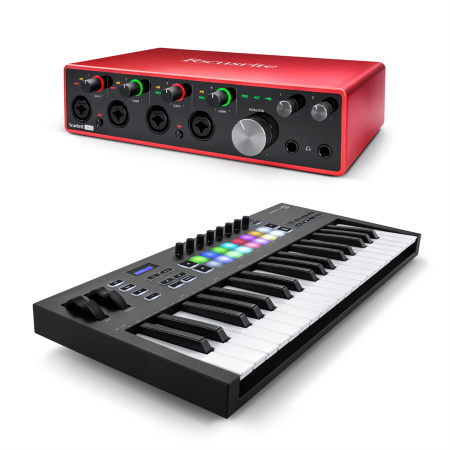 Focusrite X Novation Bundle (Scarlett 18i8 (3rd gen) + Launchkey 37 MK3)