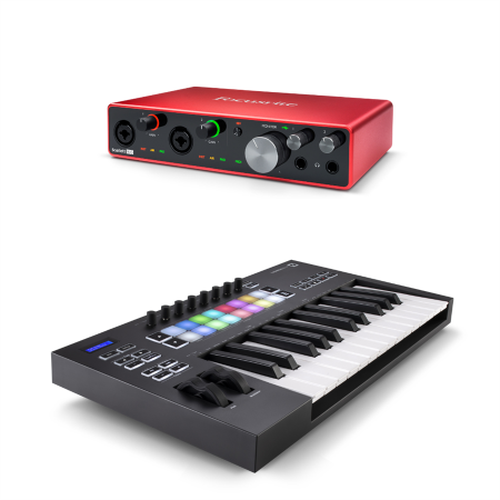 Focusrite X Novation Bundle (Scarlett 8i6 (3rd gen) + Launchkey 25 MK3)