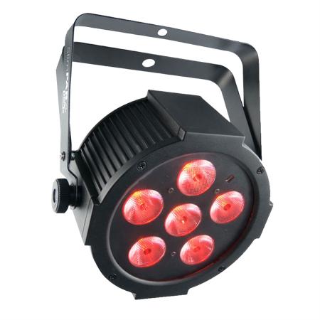 Chauvet DJ SlimPAR Q6 USB, LED Par profil lámpa, 6 LED (RGBA) 4W, DMX, IRC és D-Fi USB távvezérelhető